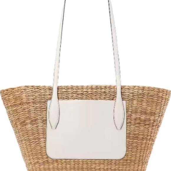 Kate Spade Garden Bouquet Embroidered Straw Tote - Picture 6 of 12